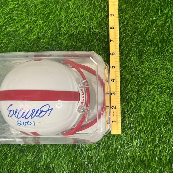 Eric Crouch Autographed Riddell Mini Helmet NCAA Nebraska Cornhuskers - Picture 15 of 16
